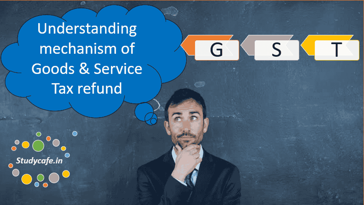 Understanding mechanism of Goods & Service Tax refund | GST Refund