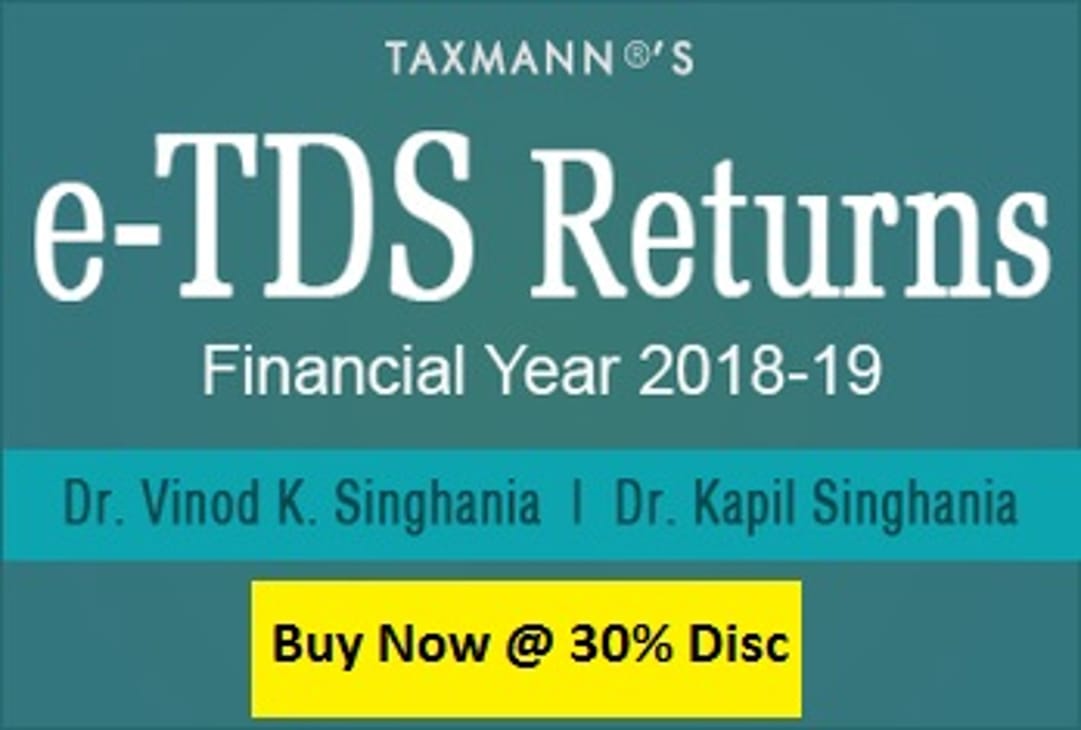 Taxmanns e-TDS Returns Software for F.Y. 2018-19 at 30% Discount