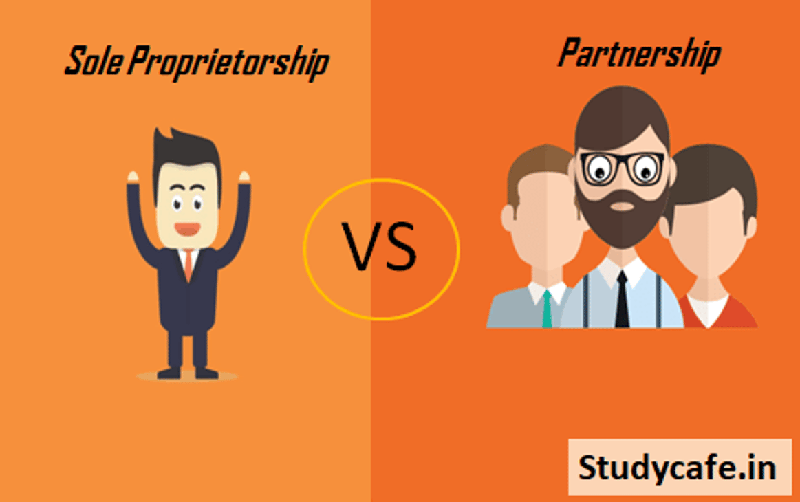 Difference between Proprietorship and Partnership Firm for Startups