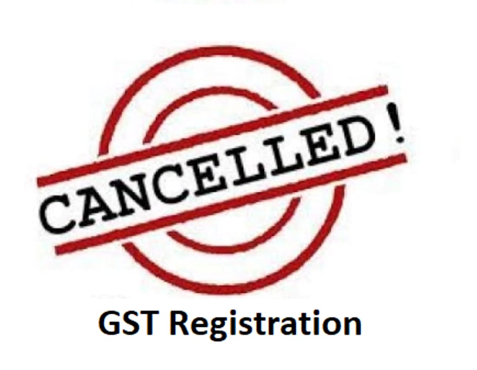 Under which circumstances can a Tax Official initiate for cancellation of GST registration