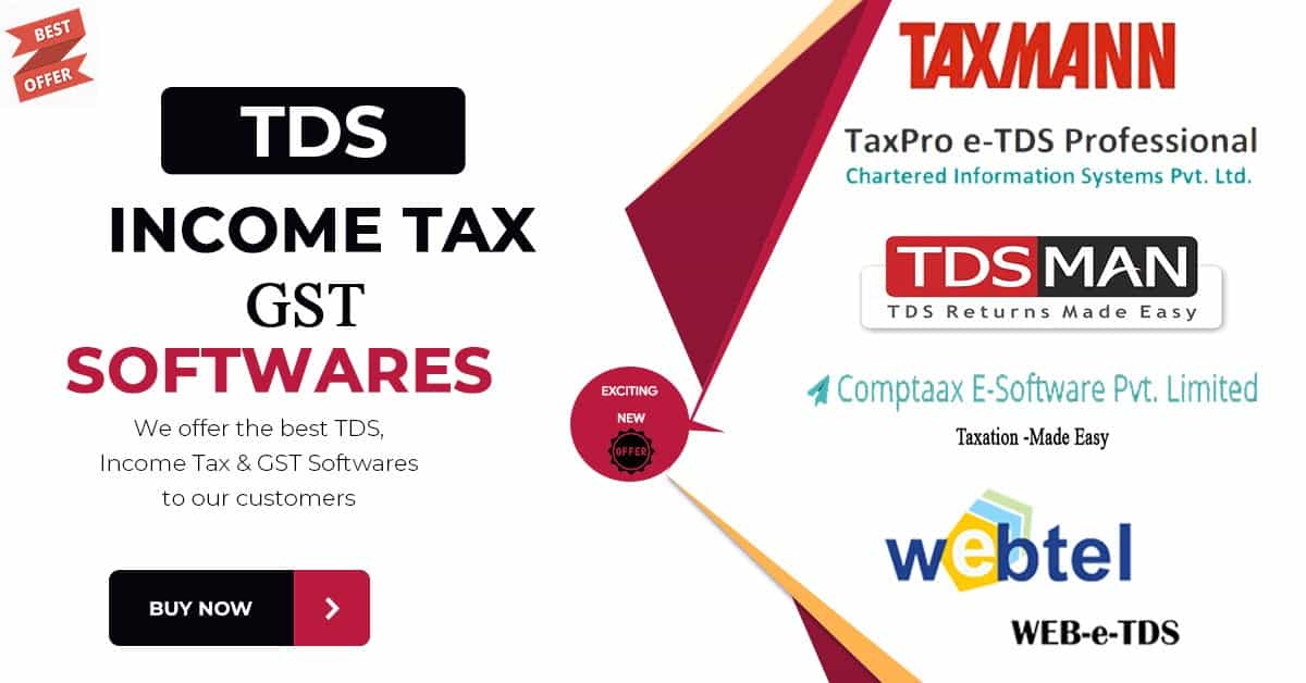 Listof best TDS & Income Tax Return Filing Softwares