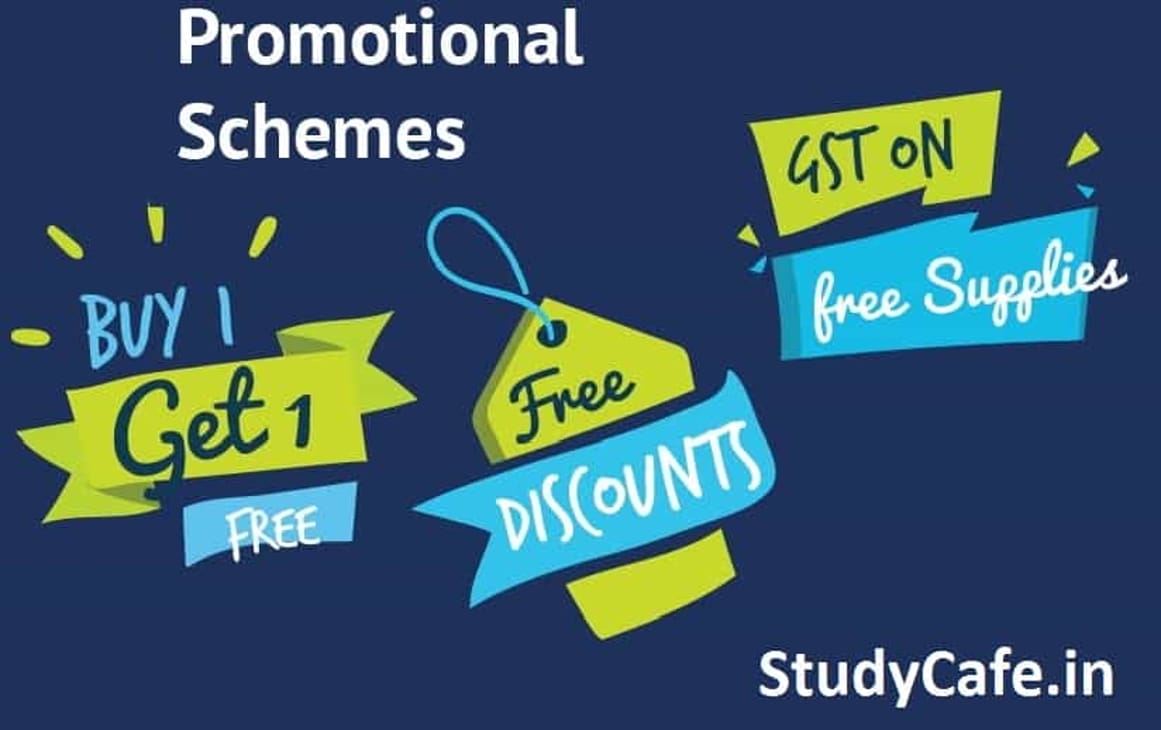 CBIC issued clarification on tax treatment of sales promotion schemes under GST