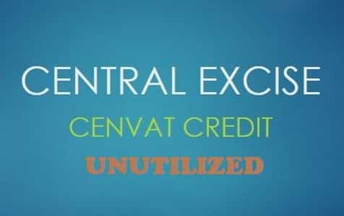Cash refund of unutilized credit impermissible on closure of business