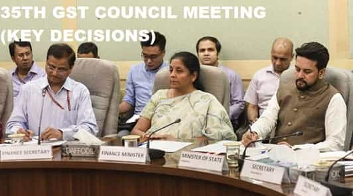 Key Decisions taken in 35th GST Council Meeting