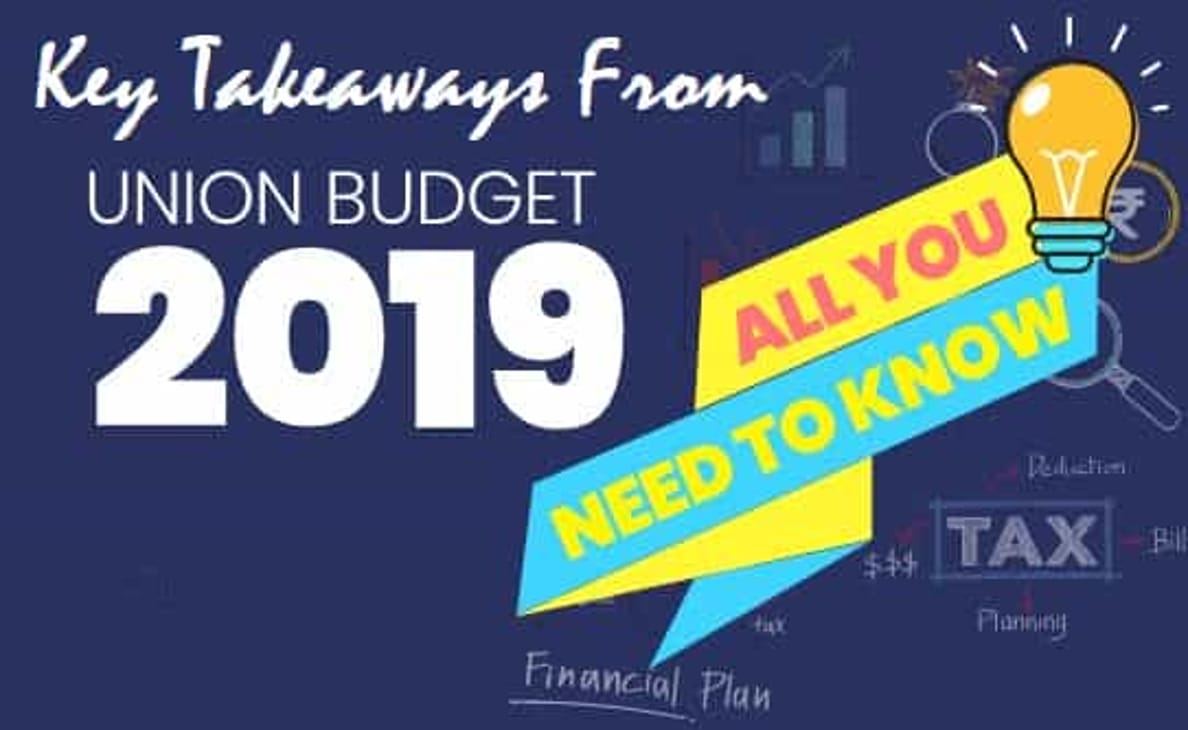 Key Takeaways From Union Budget 2019-20