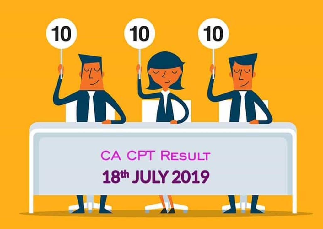 ICAI declared Common Proficiency Test (CPT) Result of June 2019 Exam