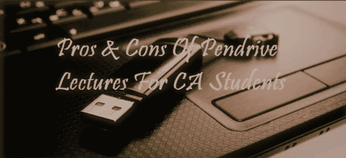 Pros & Cons Of Pendrive Lectures For CA Students