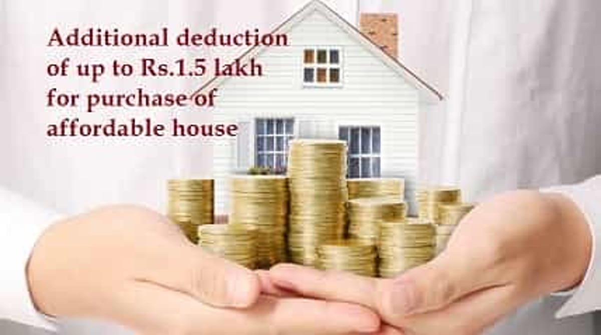Budget 2019: Additional deduction of up to Rs.1.5 lakh for interest paid on loans for purchase of affordable house