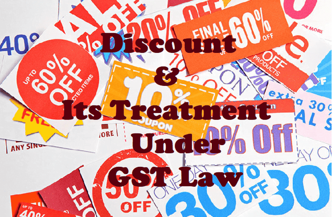Discount And Its Treatment Under GST Law