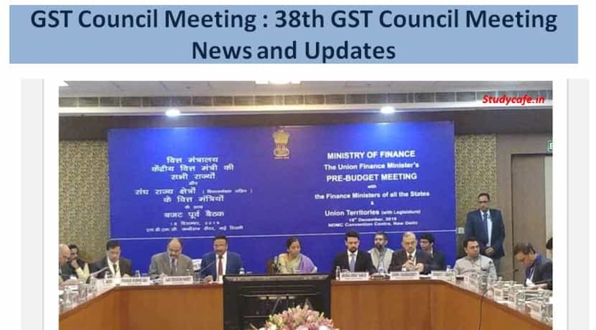 38th GST Council Meeting Decisions Held on 18.12.2019