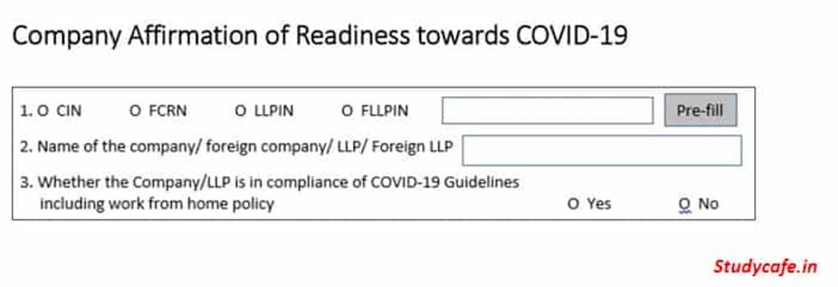 Company Affirmation of Readiness towards COVID-19: Guidelines to fill CAR