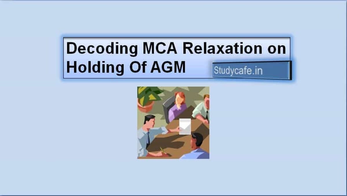 Decoding MCA Relaxation on Holding Of AGM
