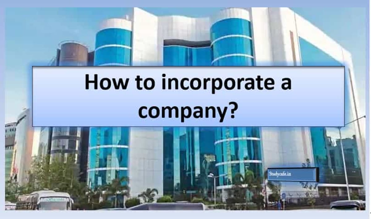 How to incorporate a company?