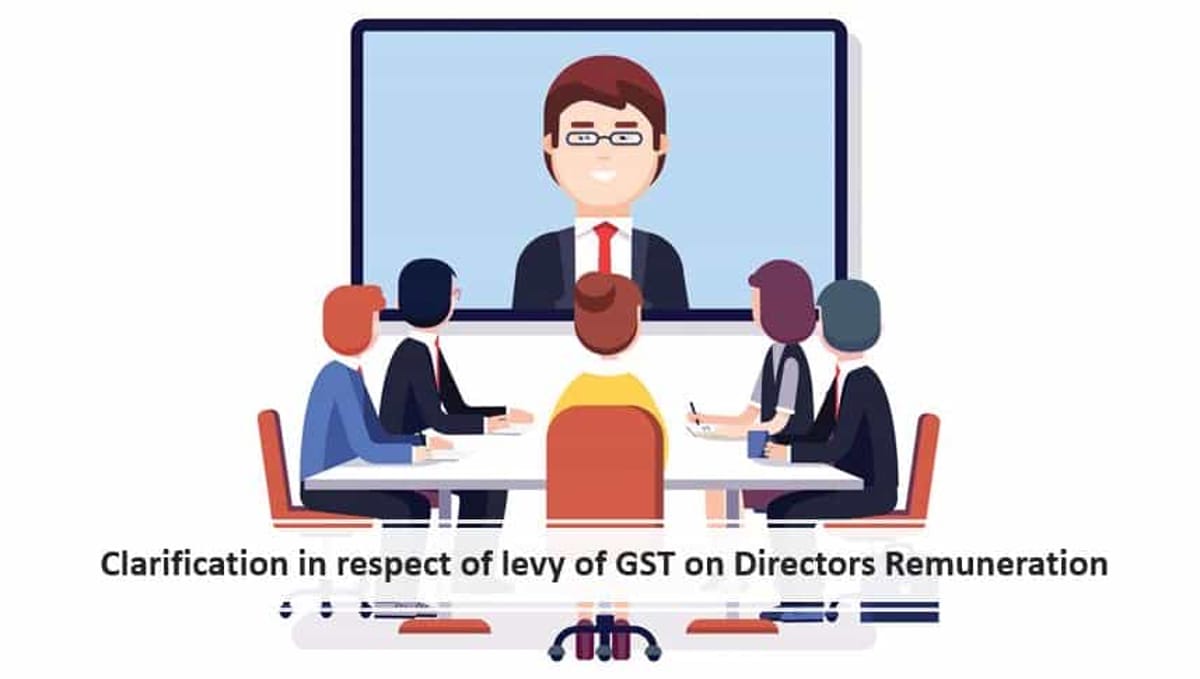Clarification in respect of levy of GST on Directors Remuneration