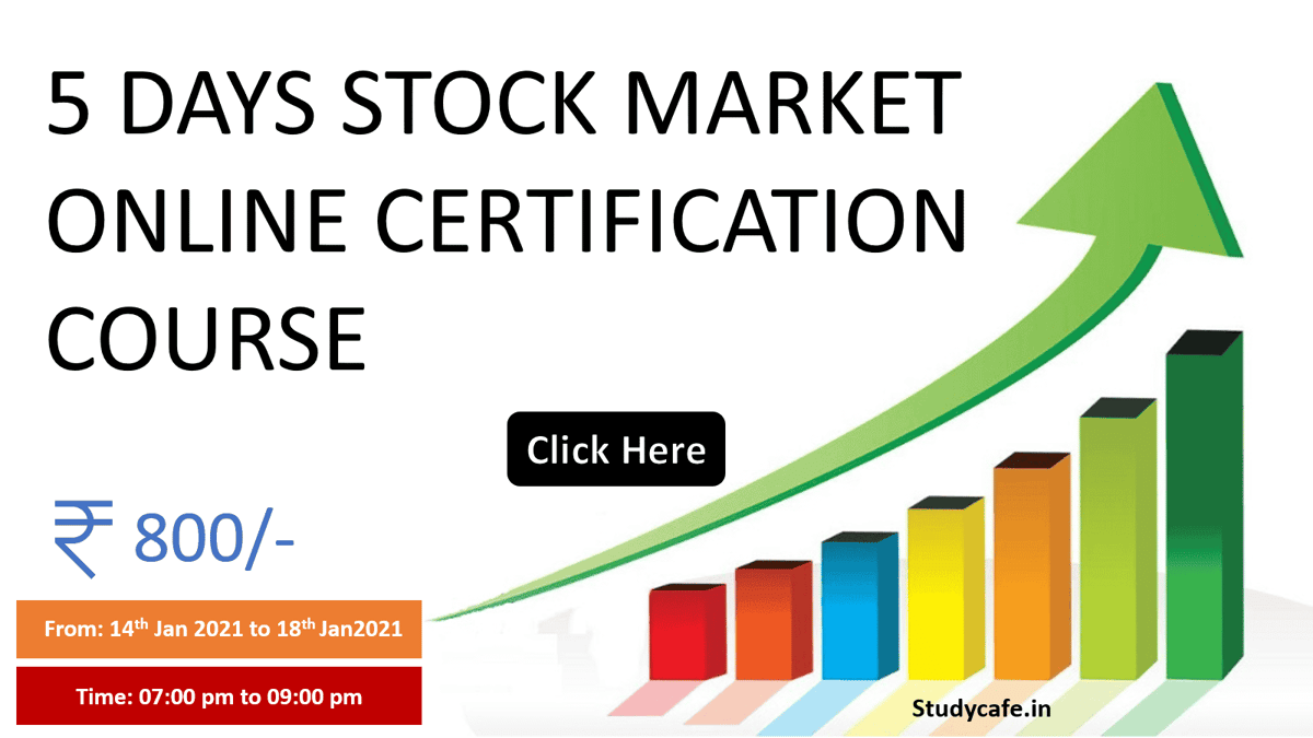 Join 5 Days Online Stock Market Certification Course