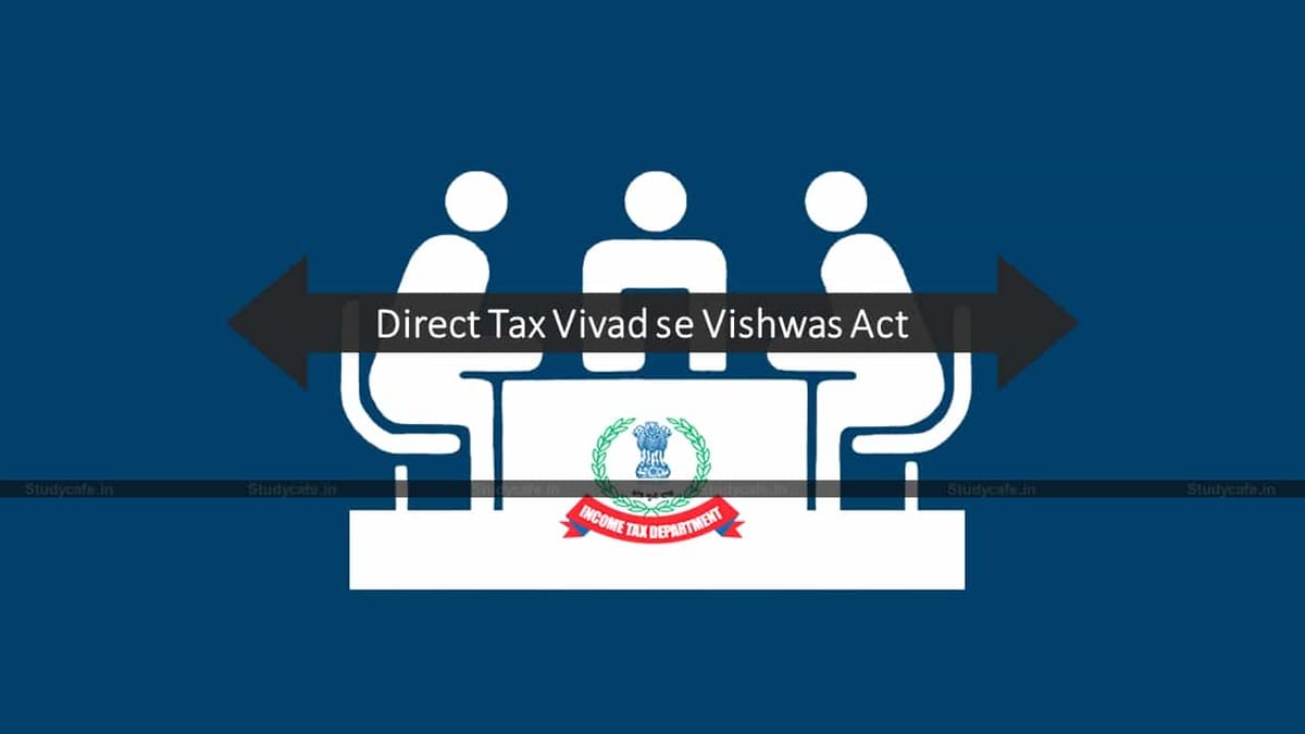 Disputes amounting Rs. 98,328 Cr resolved under Vivad se Vishwas Scheme till 1st March 2021