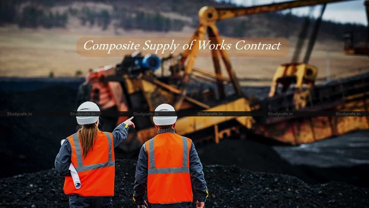 Earthwork for mining development taxable @5% constitutes composite supply of works contract