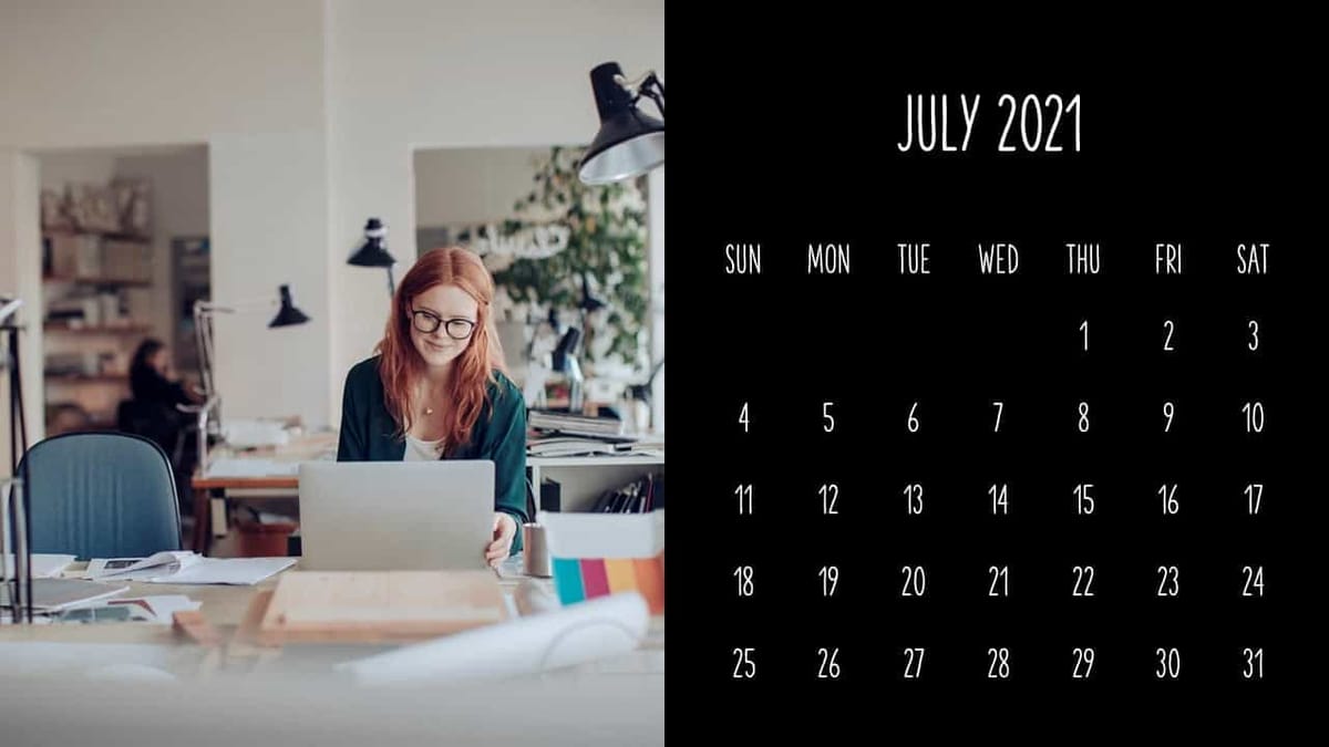 Tax Compliance Calendar July 2021