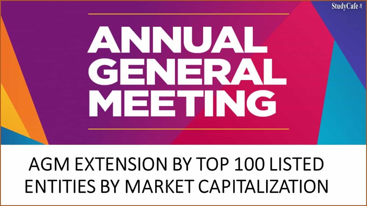 AGM EXTENSION BY TOP 100 LISTED ENTITIES BY MARKET CAPITALIZATION