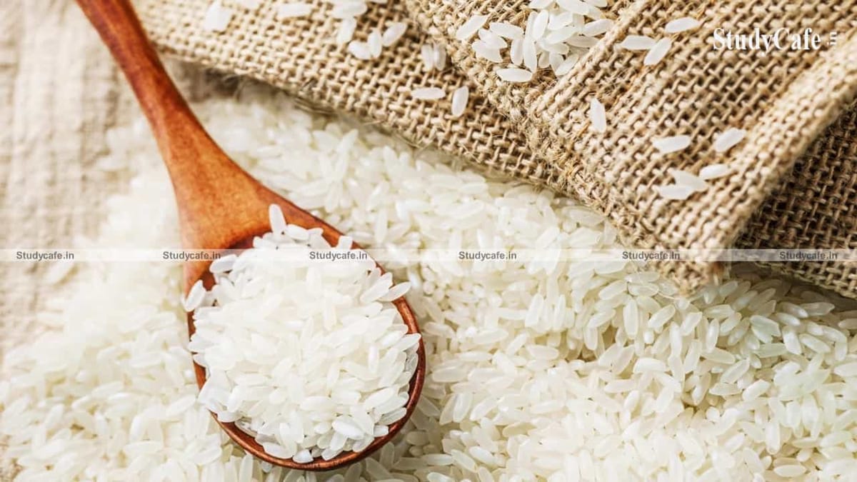 CBIC reduces rate of GST on Fortified Rice Kernel (Premix) supply for ICDS