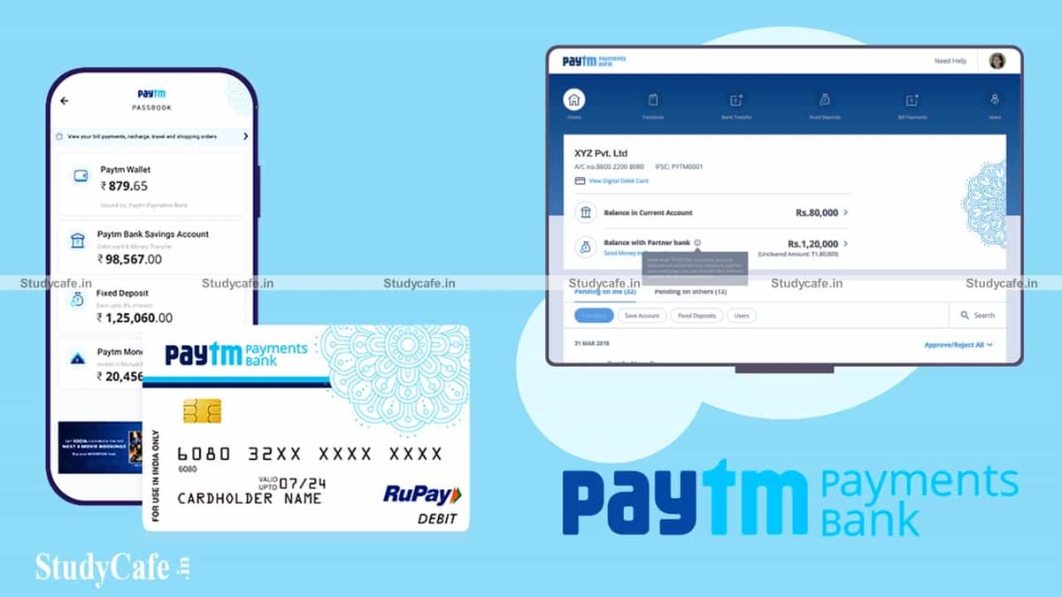 Inclusion of “Paytm Payments Bank Limited” in the Second Schedule of the RBI Act, 1934