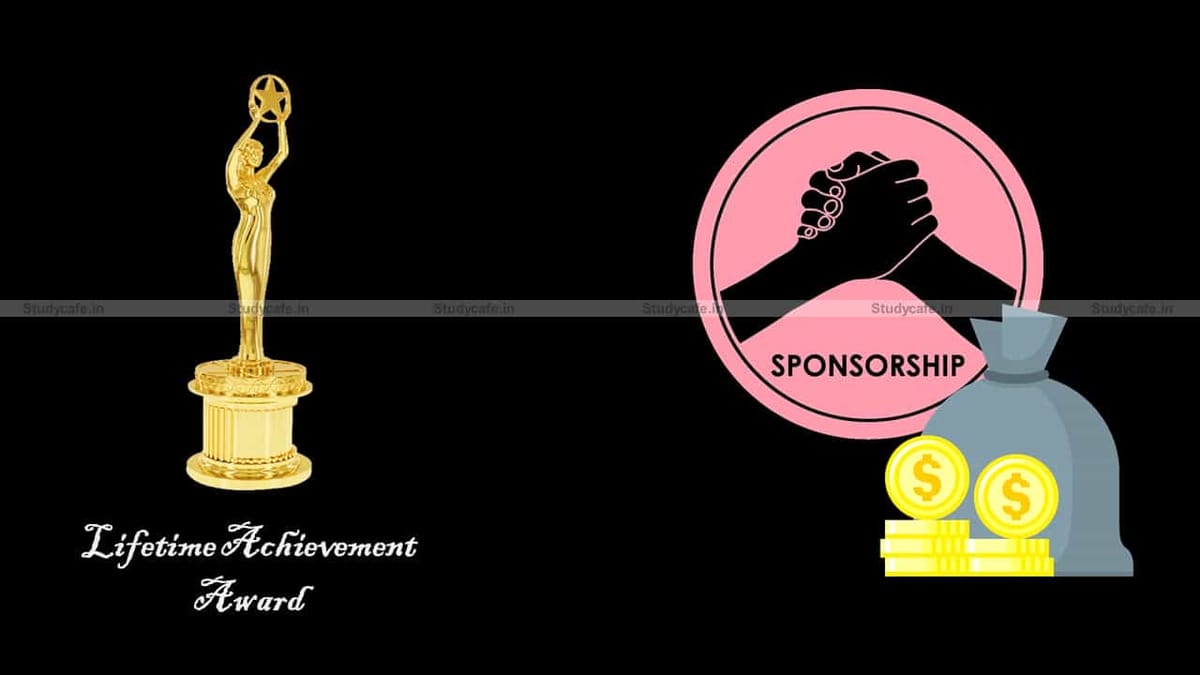 Sponsorship fees for Lifetime Achievement Awards not treated as Business Expenditure
