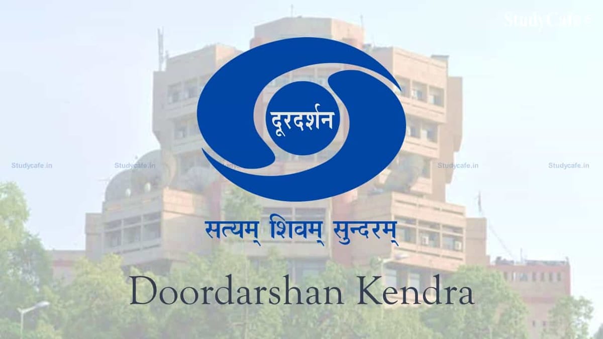 Doordarshan Kendra GST Compliances Empanelment for Chartered Accountant