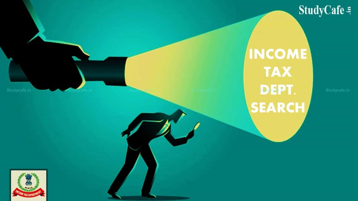 Income Tax Department conducts search operations in Maharashtra, Gujarat and Delhi on certain Indian companies and their associate concerns, controlled by a neighbouring country