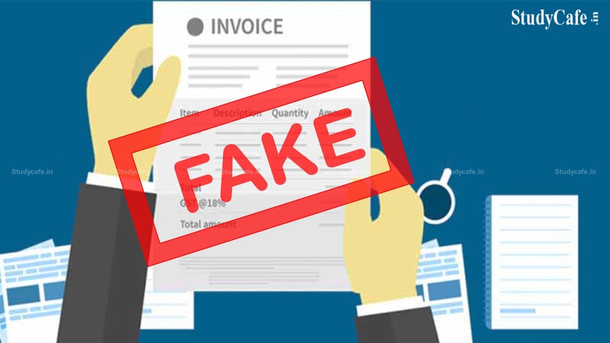 GST Dept busted GST Fake Invoice Network of 3189 Cr, ITC 362 Cr; Mastermind Arrested