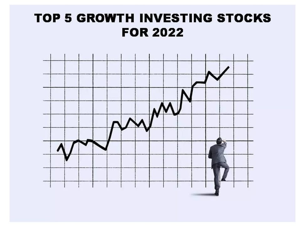 Top 5 Growth Investing Stocks For 2022