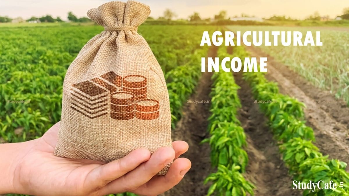 Everything You Need To Know About Agricultural Income