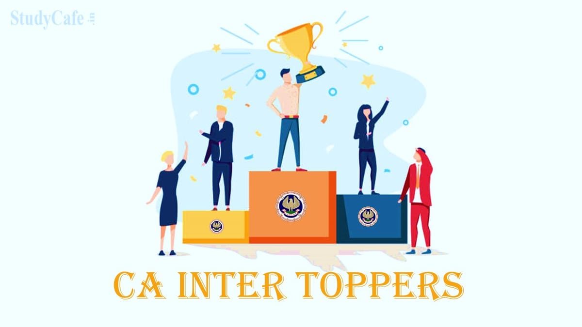 CA Inter Dec 2021 Toppers & Pass Percentage