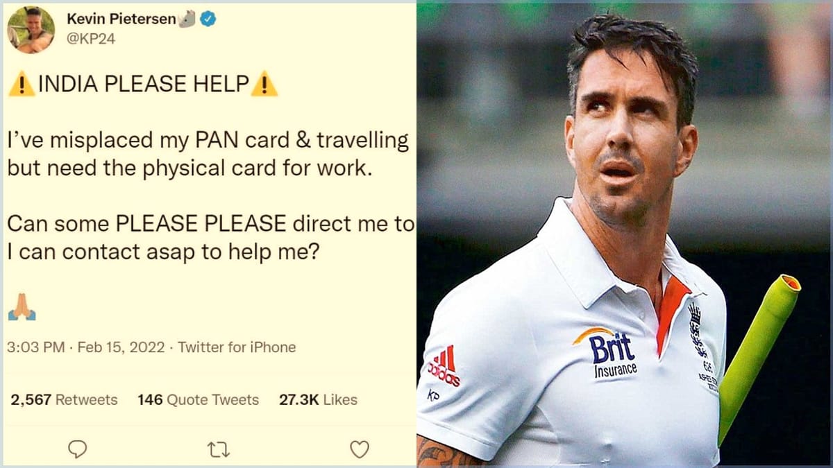 Kevin Pietersen asks help after misplacing his PAN card; Income Tax Department Responded Quickly