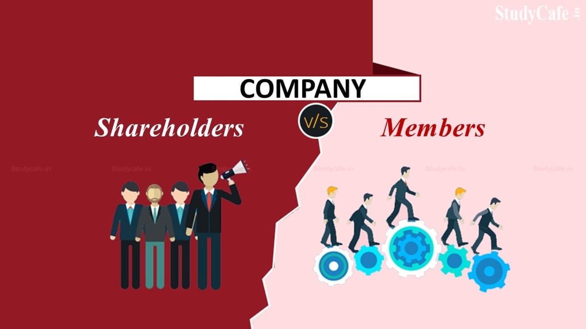 Shareholders V/S Members of the Company