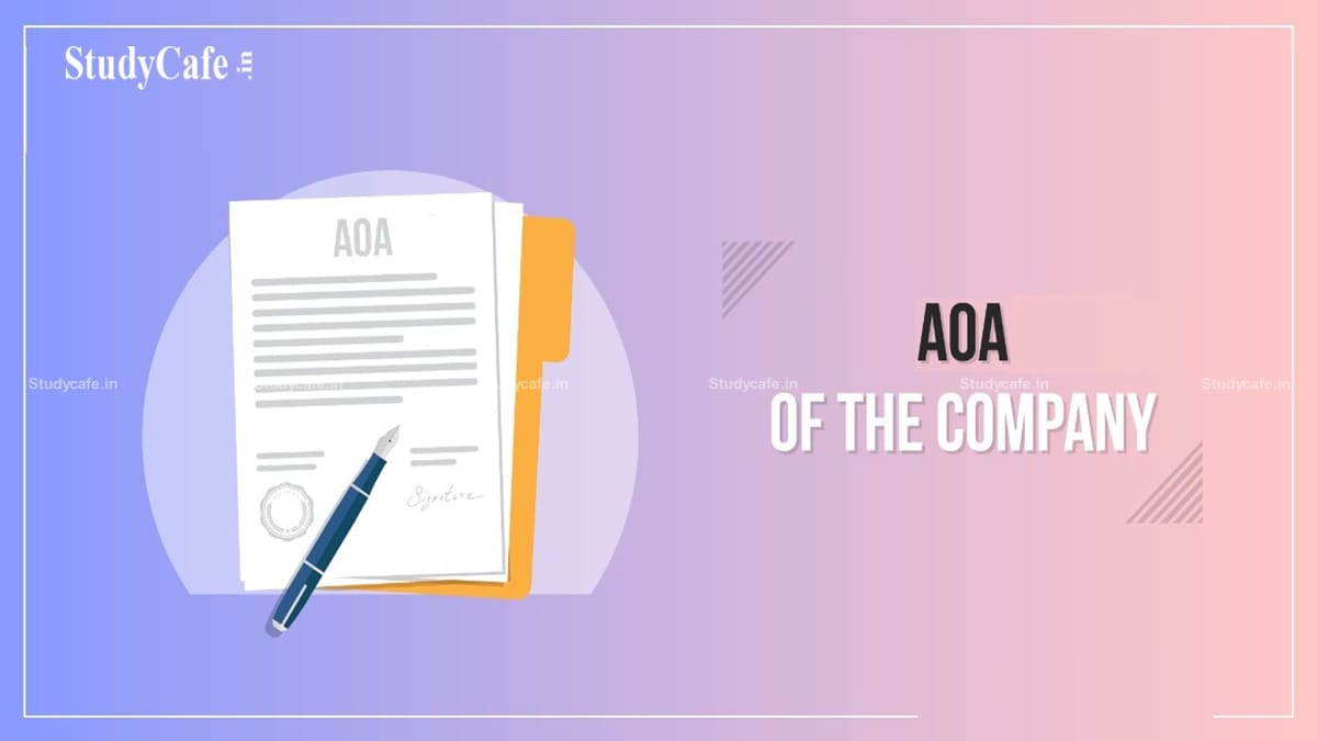 What is Article of Association (AOA)