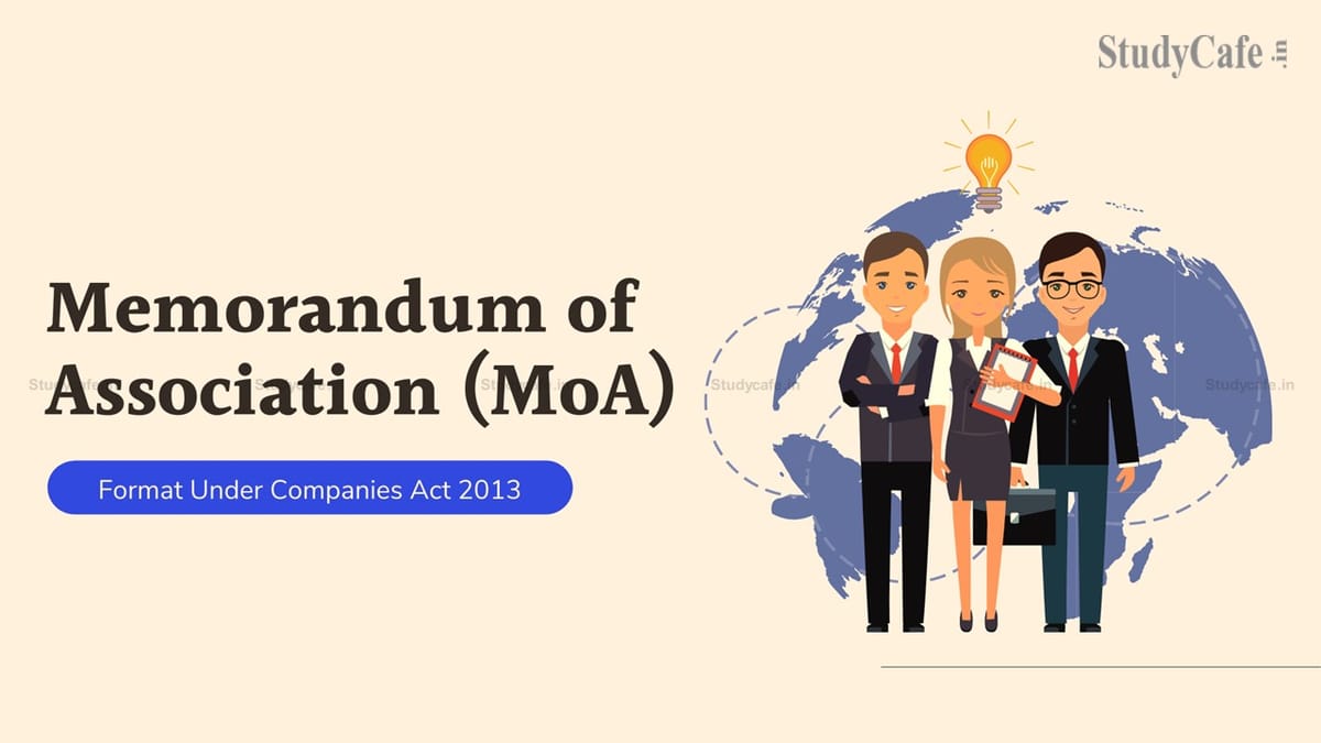 What is Memorandum of Association (MOA)