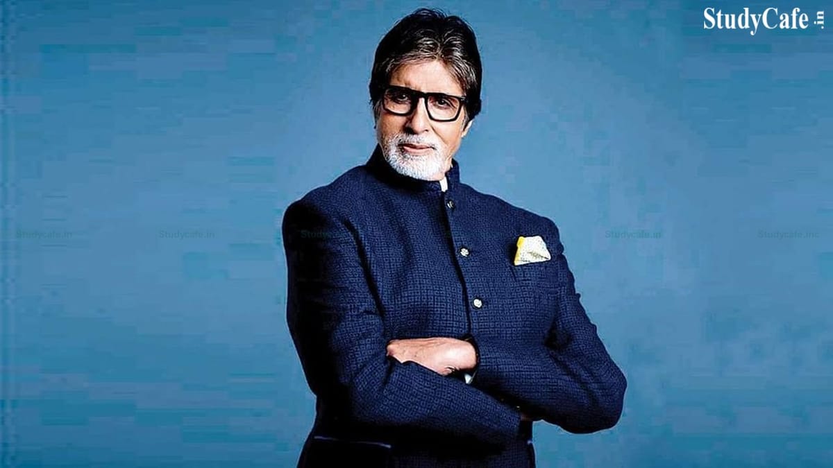 GST Notice of Rs 1.09 crore issued to Actor Amitabh Bachchan for sale of non-fungible tokens