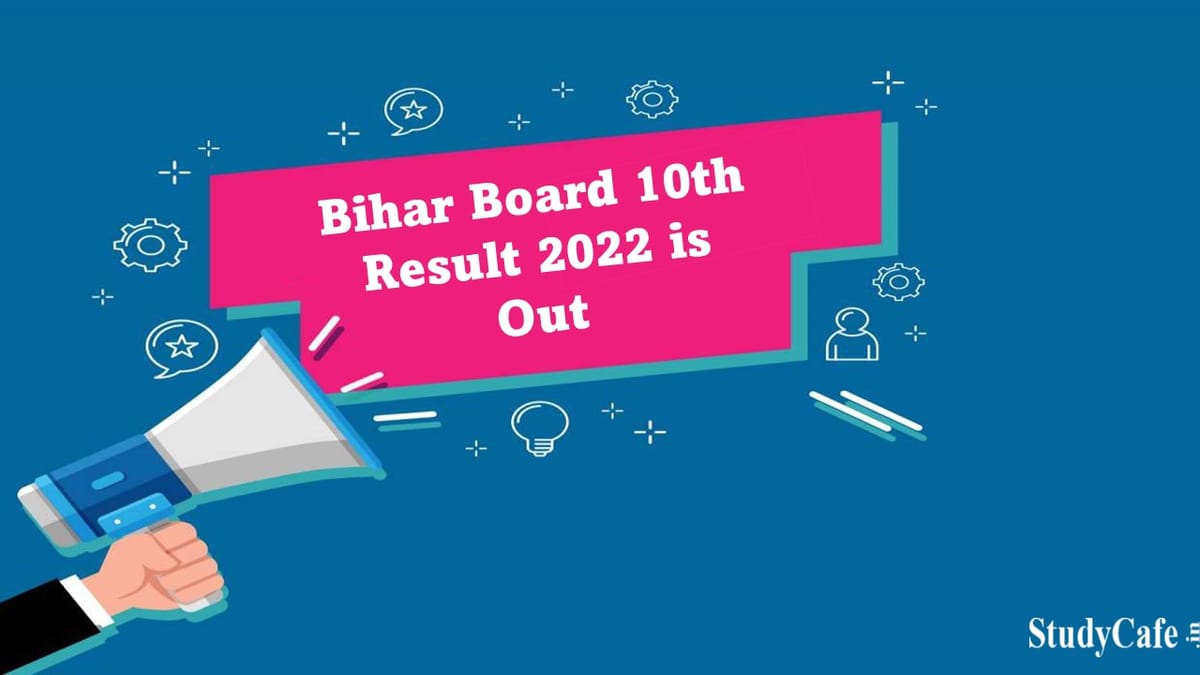 Bihar Board 10th Result 2022 is Out; 4.24 lakh students secure 1st division