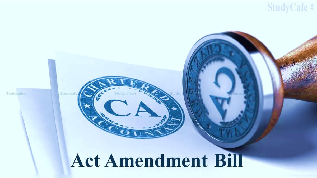 CA Act Amendment Bill: ICAI President seeks status quo on disciplinary committee