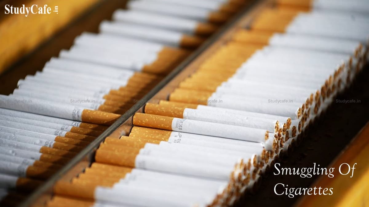 DRI seized sticks of cigarettes worth Rs.14 crore in current financial year