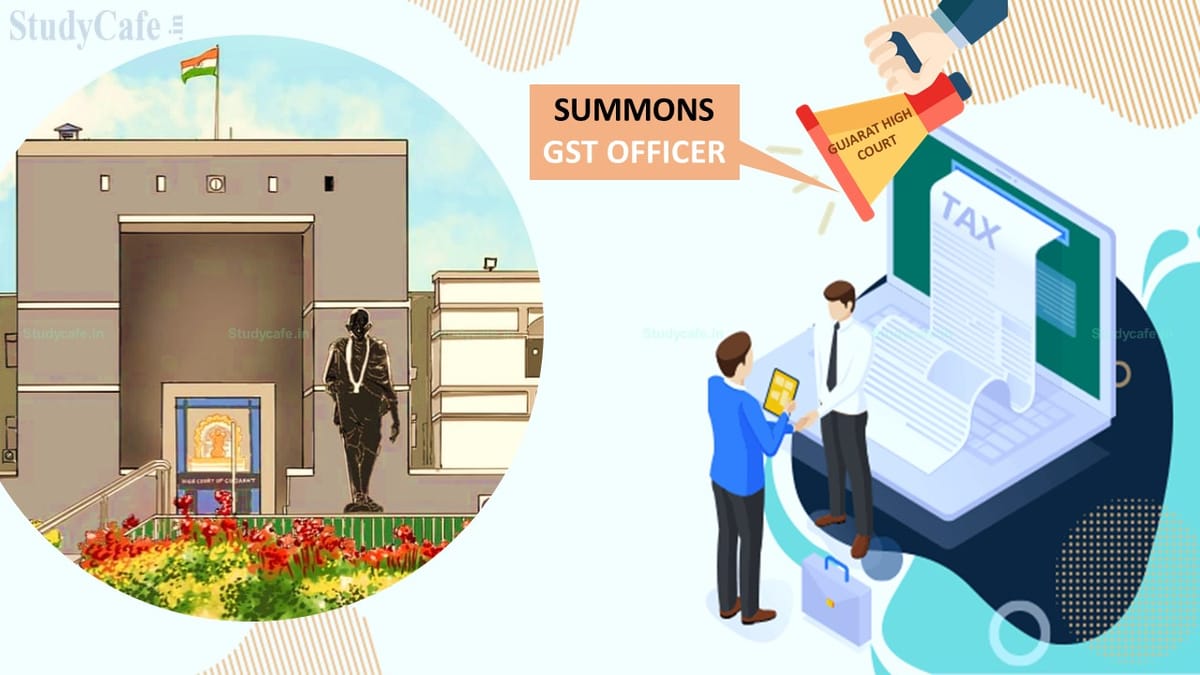 High Court summoned GST over detention of tax consultant