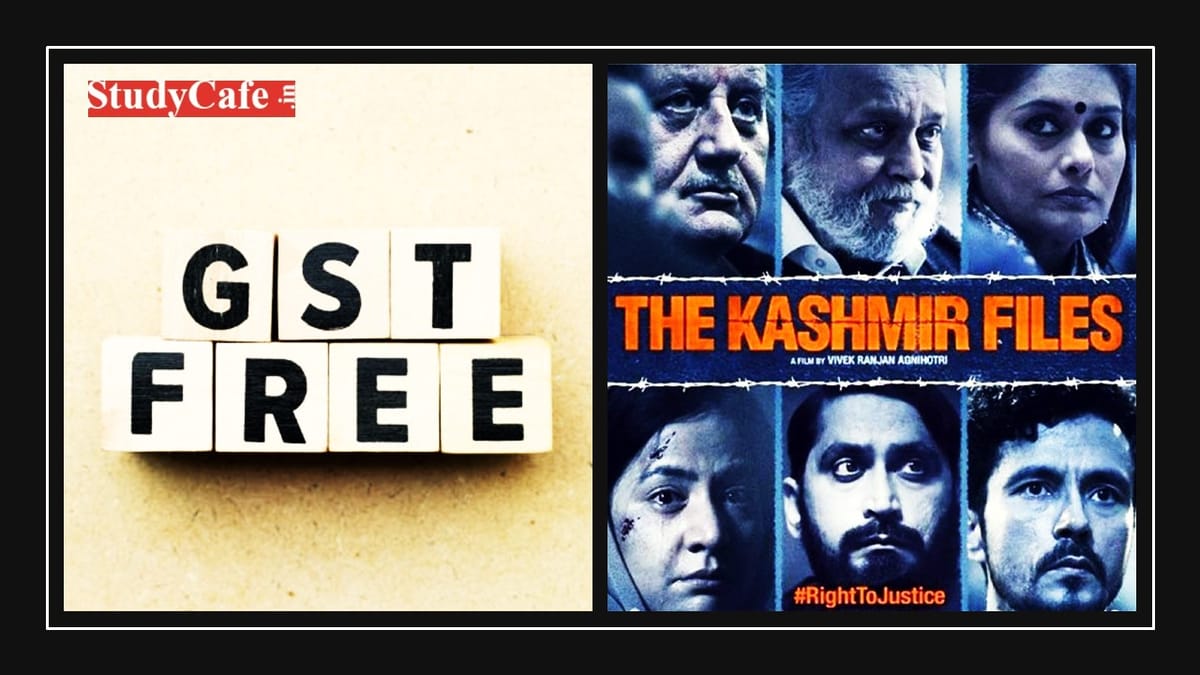 Gujarat Govt decides to reimburse State GST on exhibition of cinematographic film ‘The Kashmir Files’