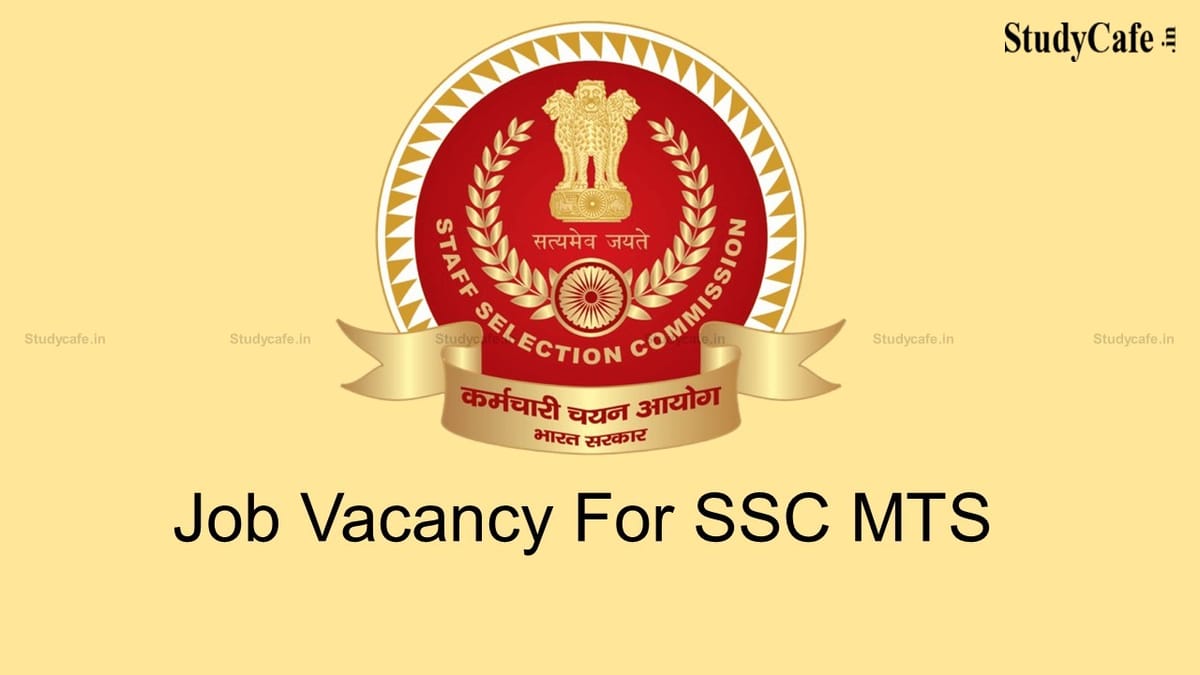 SSC Multi Tasking Staff MTS & Havaldar Recruitment 2021 Online Form 2022