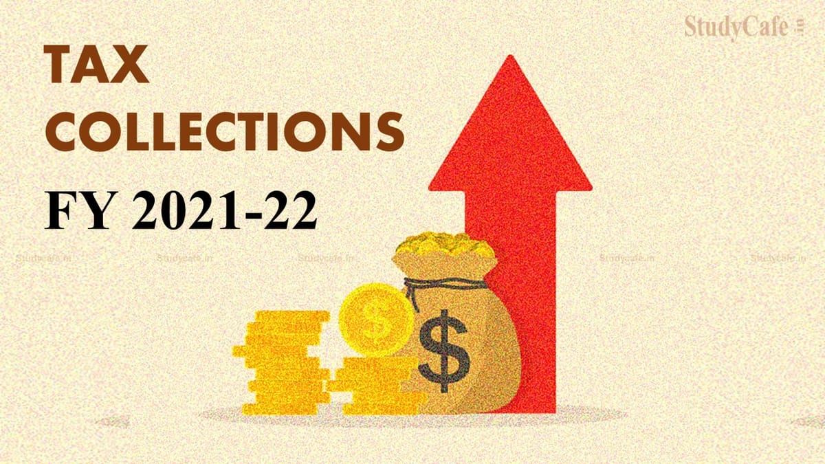 Net Direct Tax and Advance Tax increased by 40.75 and 48.4 Percent for F.Y 2021-22
