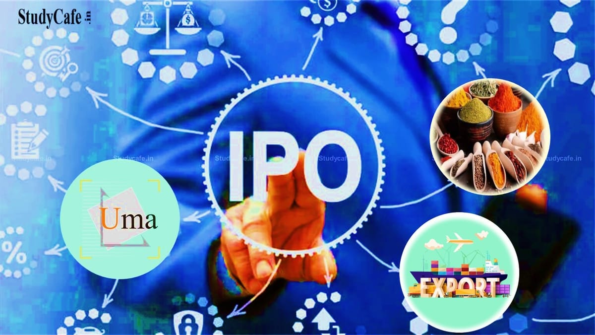 IPO Update: IPO of Uma Exports was Oversubscribed 4.17 Times and QIB Quota was Fully Booked