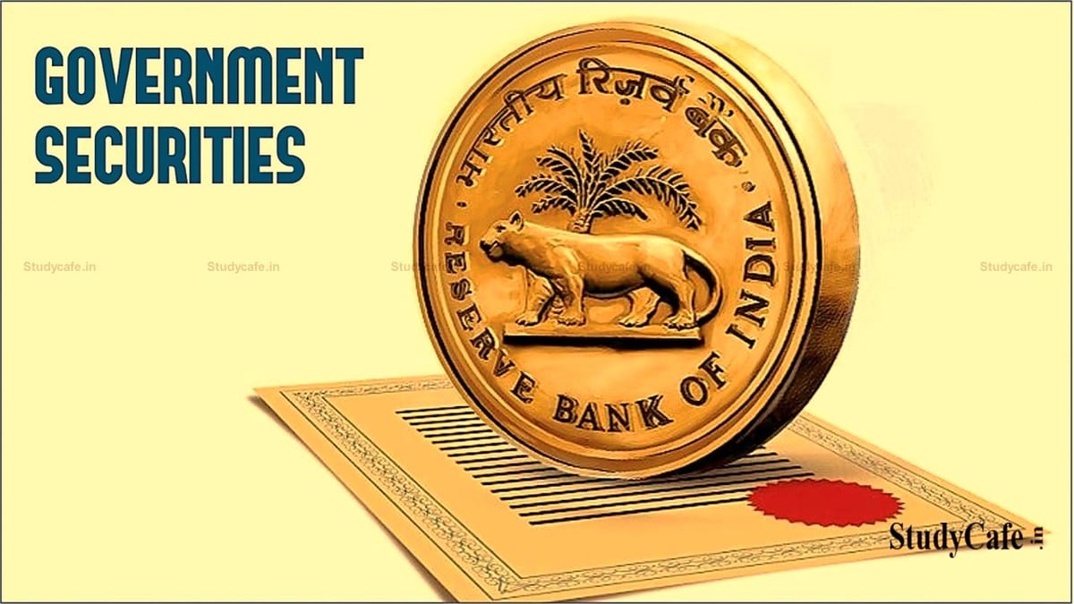 Government of India hereby notifies sale reissue of the following Government Securities