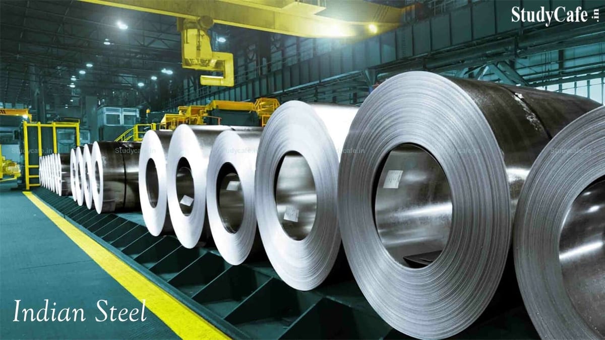 India Exported 13.5 million tonnes of Finished Steel amounting to INR one lakh crores during FY 22