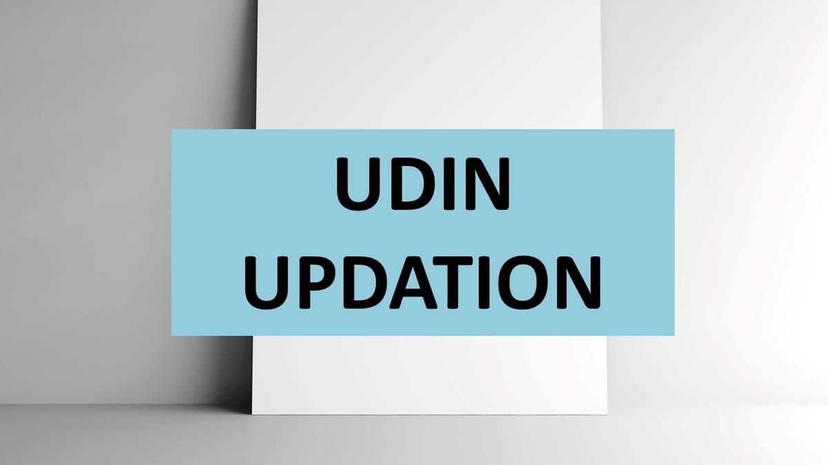 ICAI advises members to update invalidated UDIN again: Due date for UDIN updation is 30th April