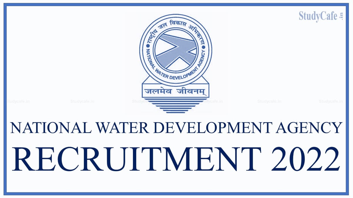 National Water Development Agency (NWDA) Recruitment 2022 for Commerce, BBA & Others Post