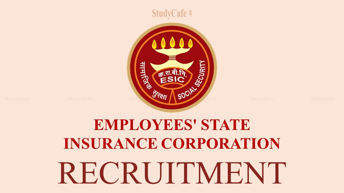 ESIC Hospital Recruitment 2022: Salary up to 240000, Check Complete Details Here